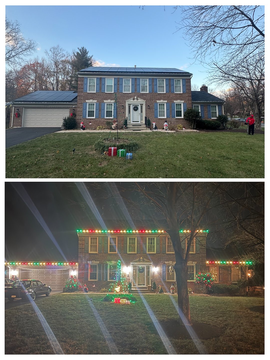 Bright & Beautiful Christmas Light Installation in Bowie Md