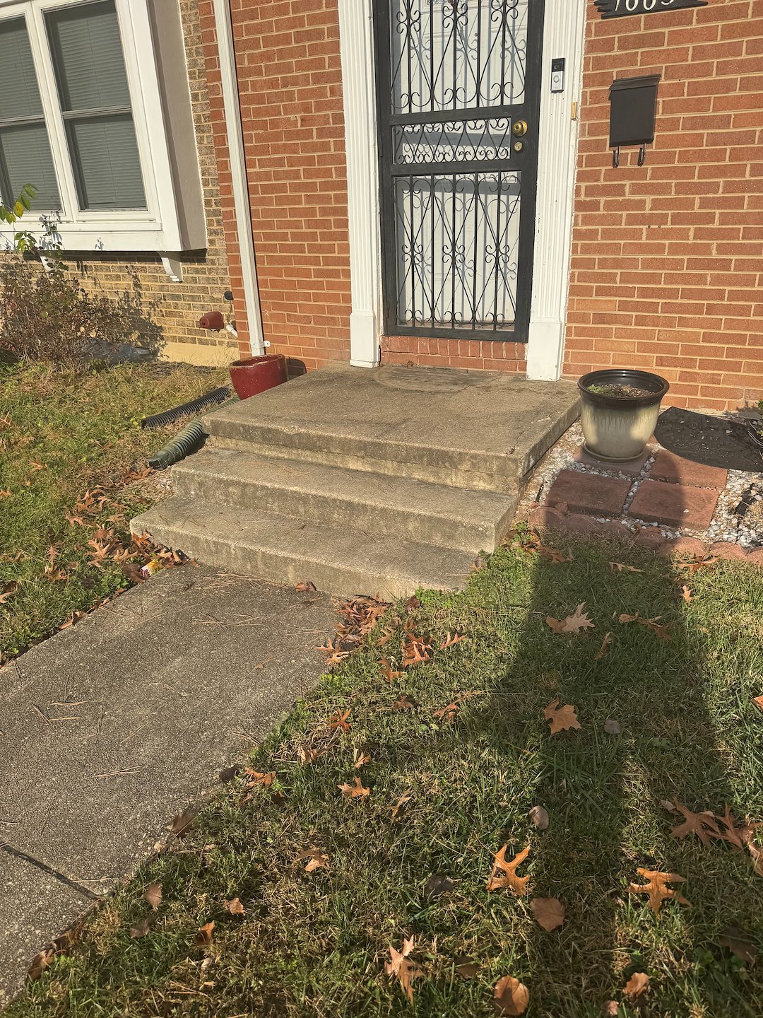Front Porch/Concrete Cleaning In Bowie, MD