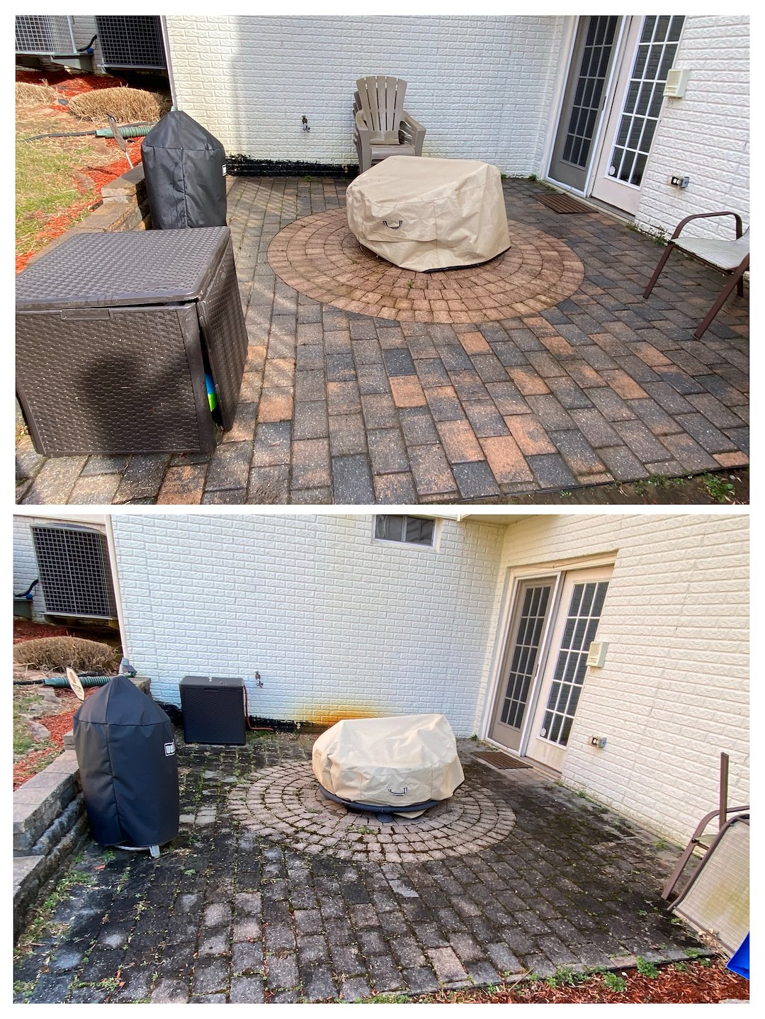 Patio Restored to its original beauty located in Upper Marlboro, Maryland